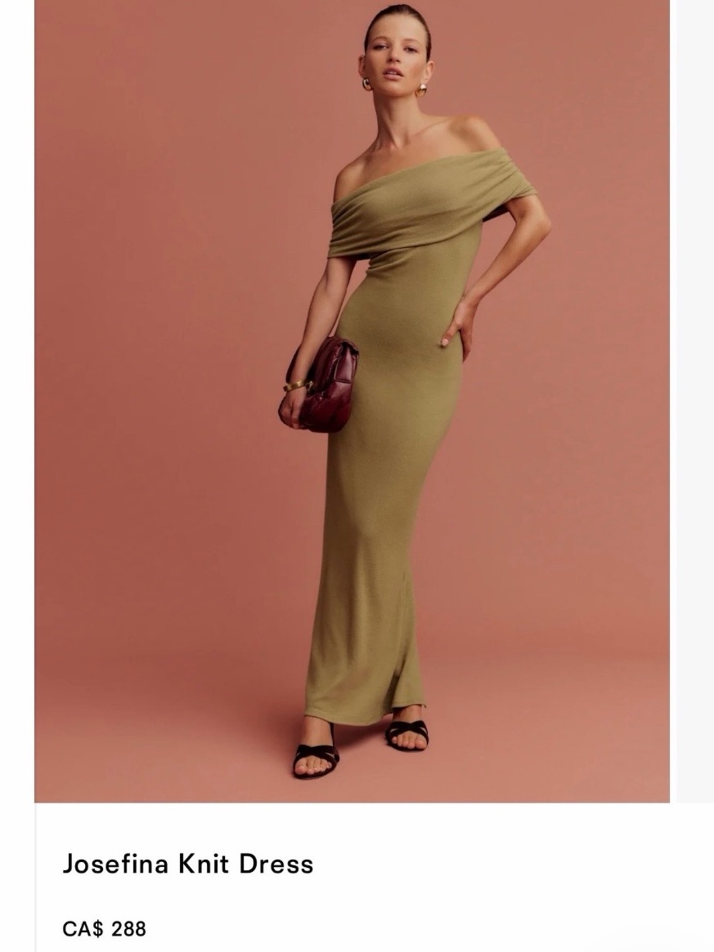 Josefina Knit Dress - Reformation (Small)